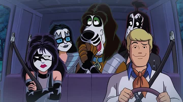 Scooby Doo a skupina Kiss   Scooby Doo  and Kiss Rock and Roll Mystery   2015 BRrip CZdabing
